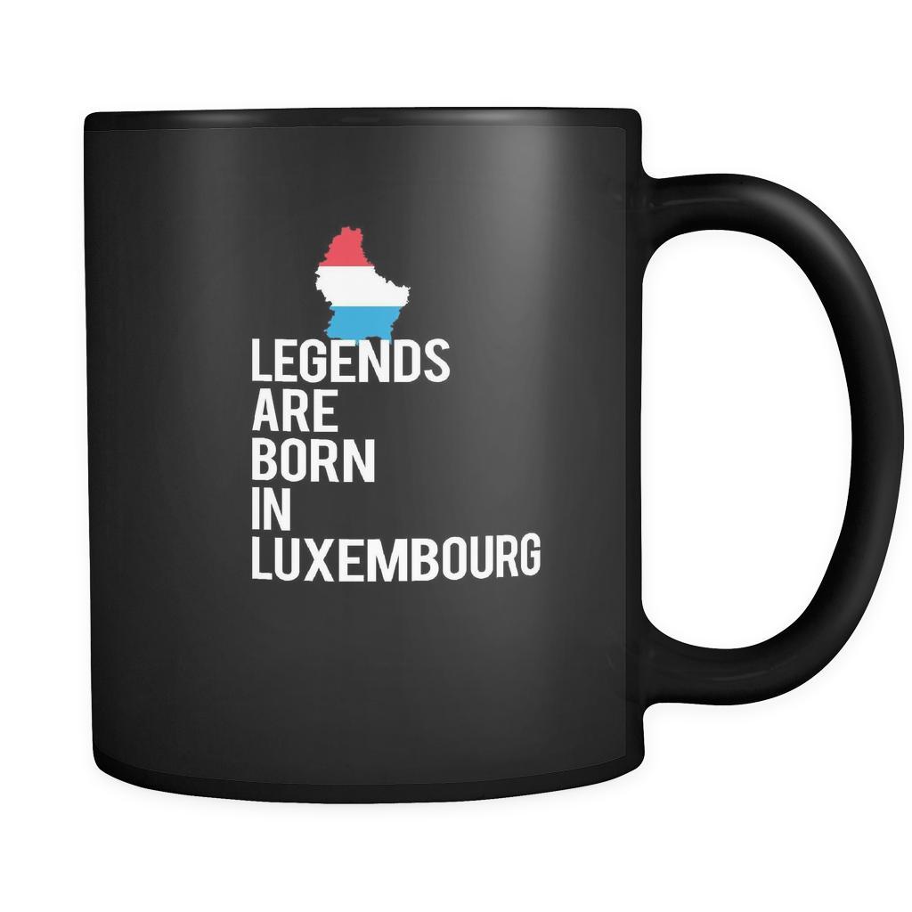 Luxembourg Legends are born in Luxembourg 11oz Black Mug-Drinkware-Teelime | shirts-hoodies-mugs