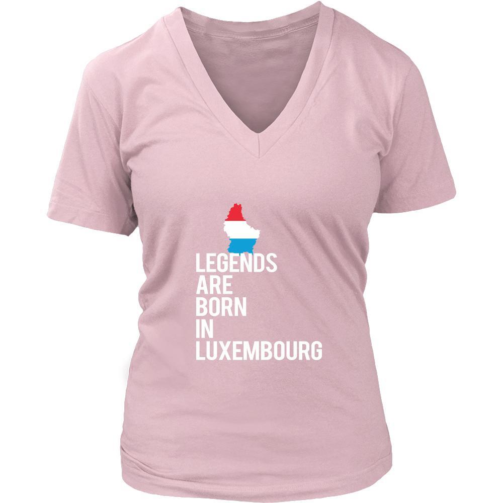 Luxembourg Shirt - Legends are born in Luxembourg - National Heritage Gift-T-shirt-Teelime | shirts-hoodies-mugs