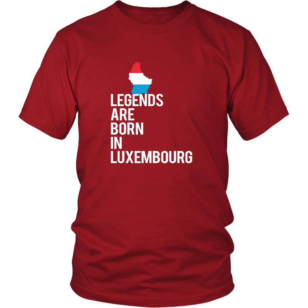 Luxembourg Shirt - Legends are born in Luxembourg - National Heritage Gift-T-shirt-Teelime | shirts-hoodies-mugs