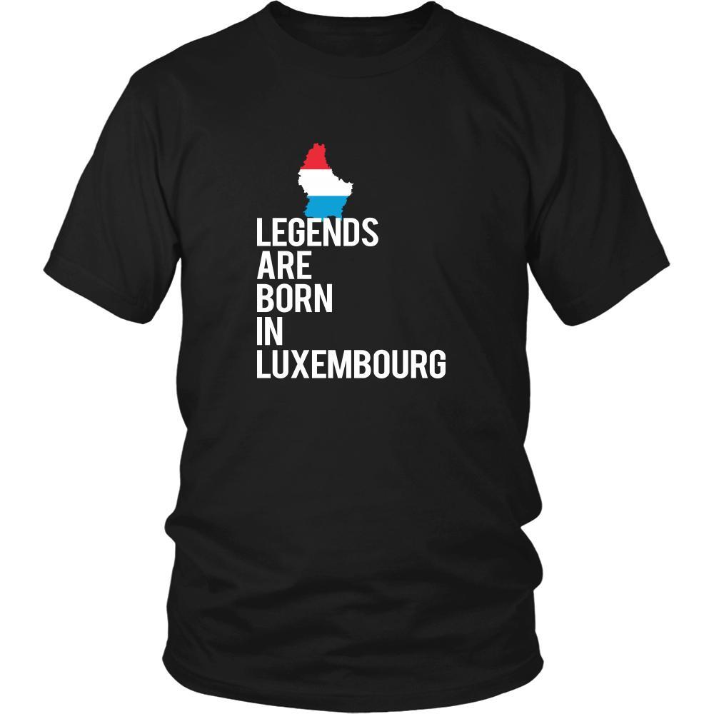 Luxembourg Shirt - Legends are born in Luxembourg - National Heritage Gift-T-shirt-Teelime | shirts-hoodies-mugs