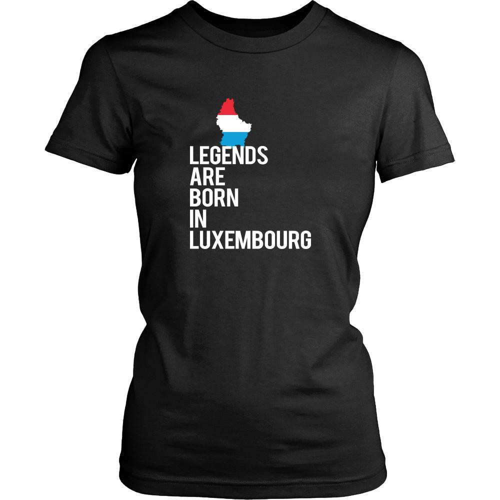 Luxembourg Shirt - Legends are born in Luxembourg - National Heritage Gift-T-shirt-Teelime | shirts-hoodies-mugs