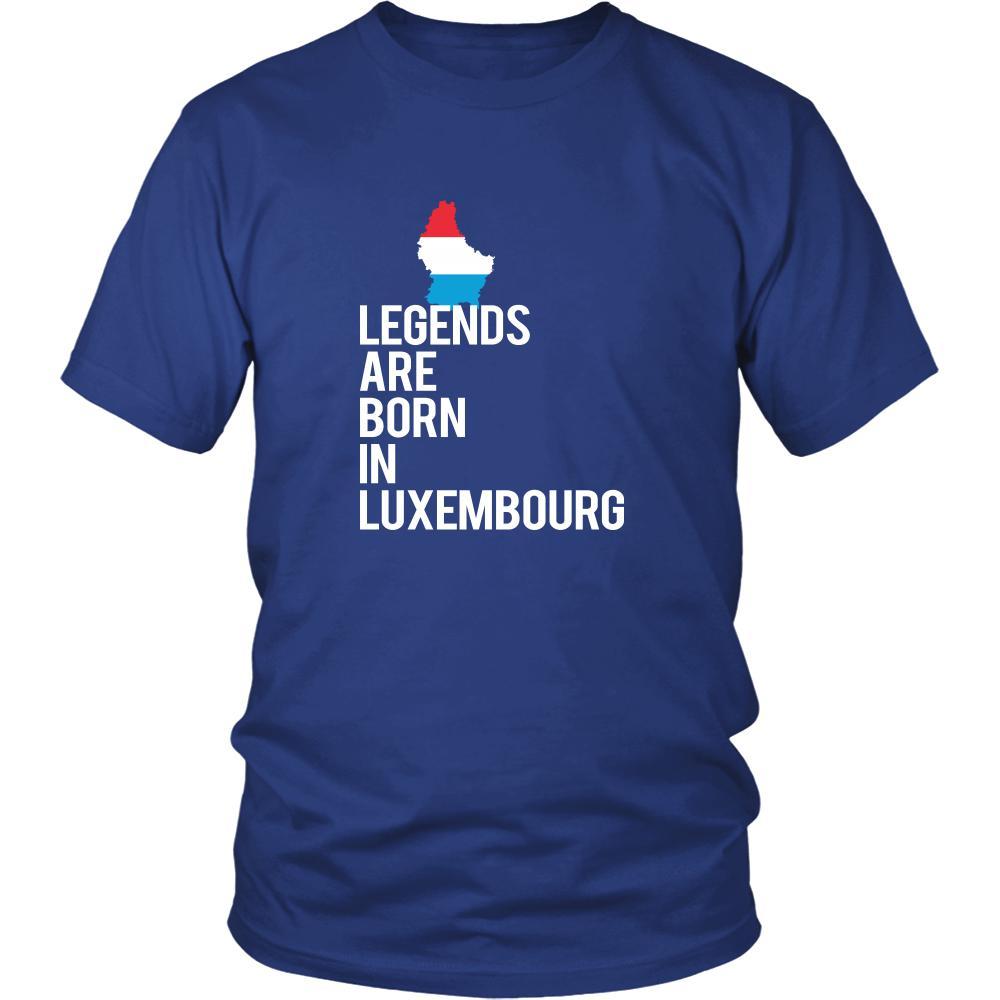Luxembourg Shirt - Legends are born in Luxembourg - National Heritage Gift-T-shirt-Teelime | shirts-hoodies-mugs