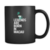 Macau Legends are born in Macau 11oz Black Mug-Drinkware-Teelime | shirts-hoodies-mugs