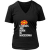 Macedonia Shirt - Legends are born in Macedonia - National Heritage Gift-T-shirt-Teelime | shirts-hoodies-mugs