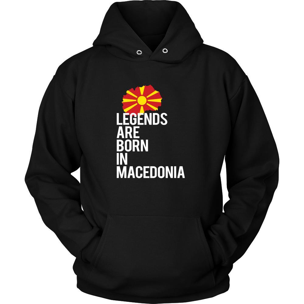 Macedonia Shirt - Legends are born in Macedonia - National Heritage Gift-T-shirt-Teelime | shirts-hoodies-mugs