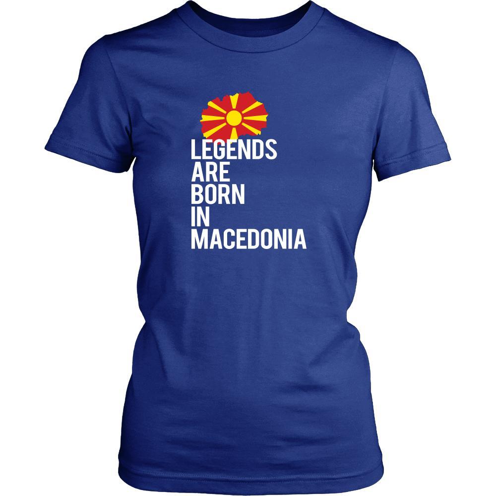 Macedonia Shirt - Legends are born in Macedonia - National Heritage Gift-T-shirt-Teelime | shirts-hoodies-mugs