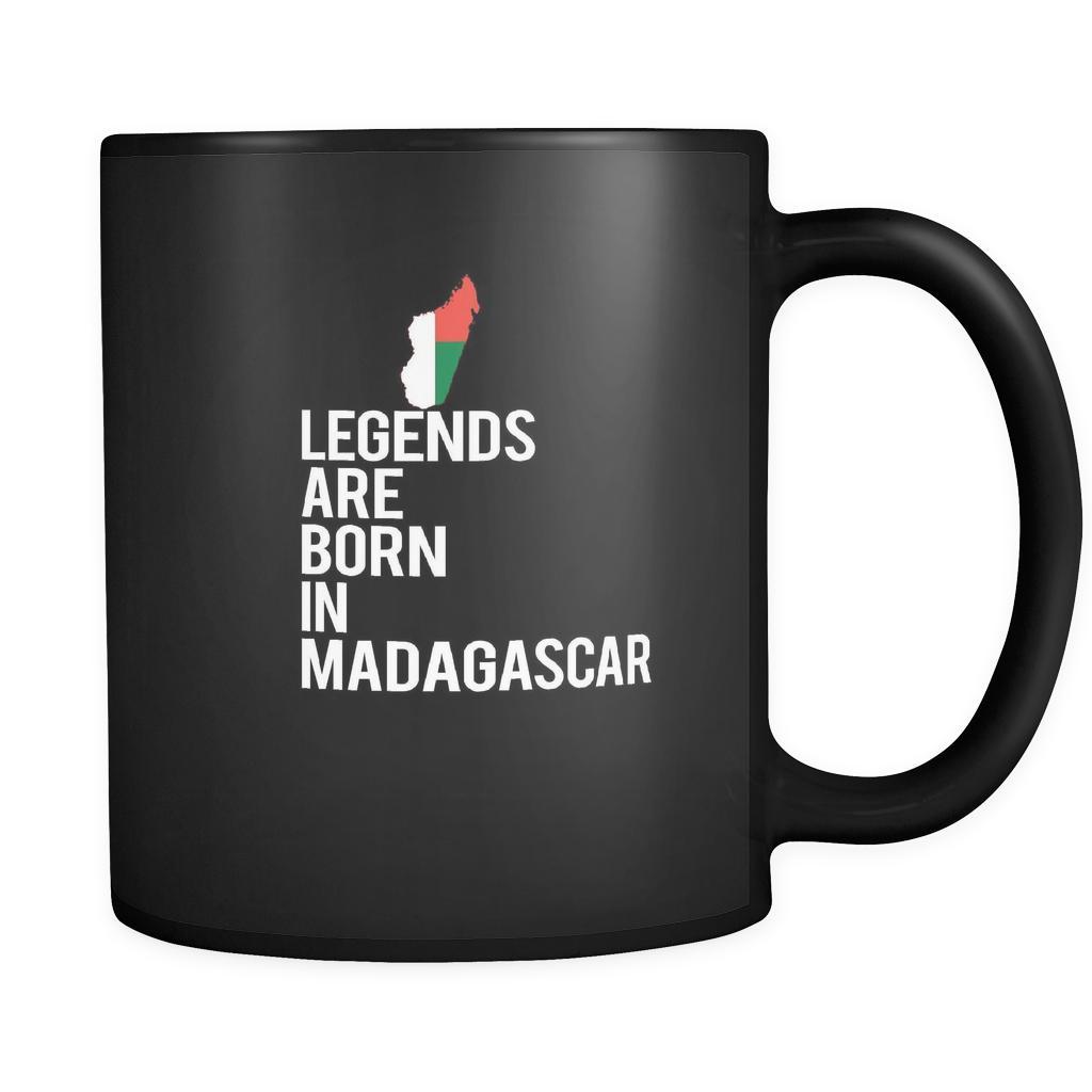 Madagascar Legends are born in Madagascar 11oz Black Mug-Drinkware-Teelime | shirts-hoodies-mugs