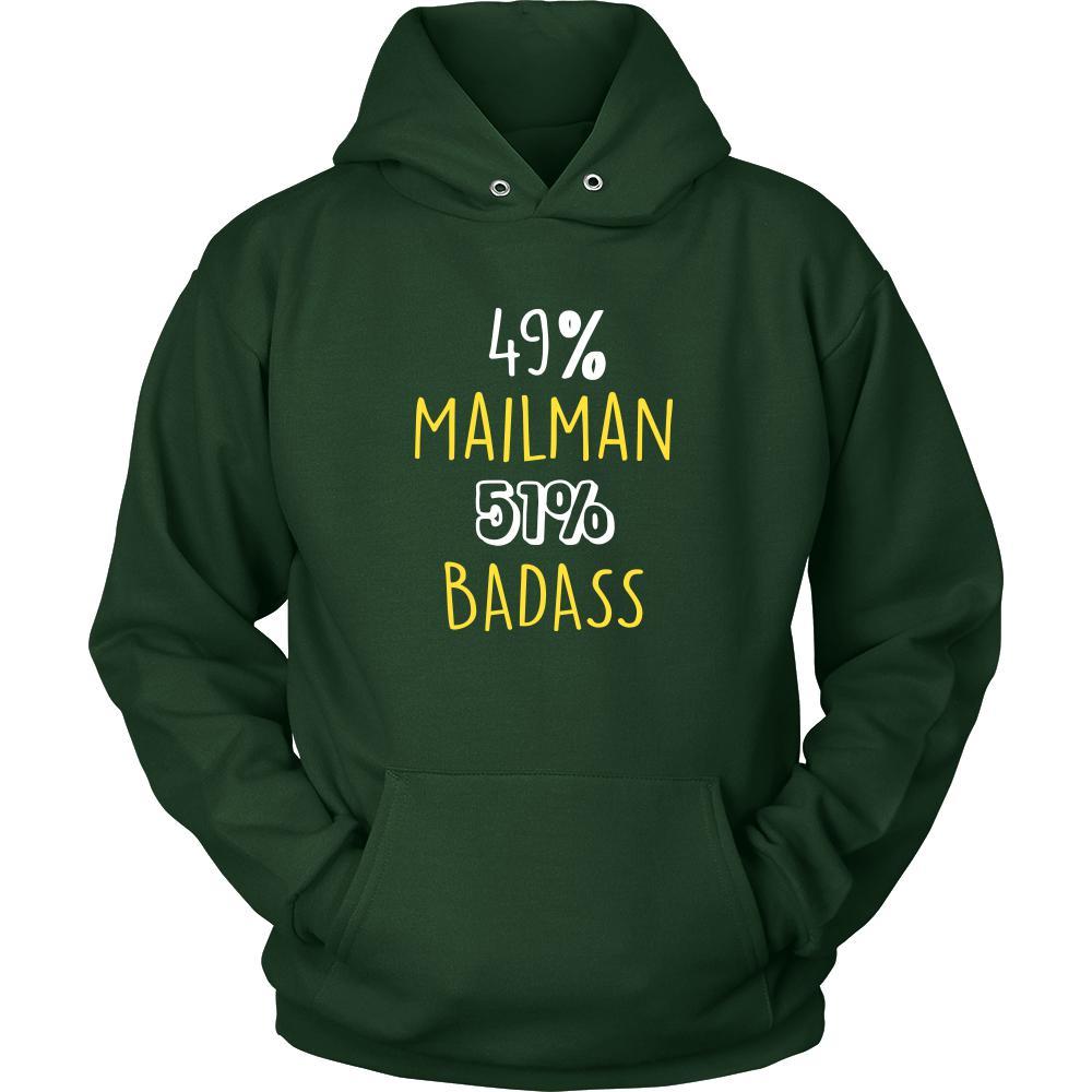 Mailman Shirt - 49% Mailman 51% Badass Profession-T-shirt-Teelime | shirts-hoodies-mugs