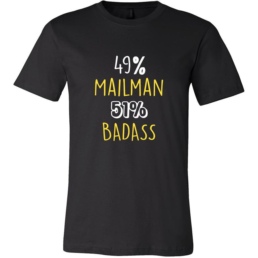 Mailman Shirt - 49% Mailman 51% Badass Profession-T-shirt-Teelime | shirts-hoodies-mugs