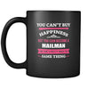 Mailman You can't buy happiness but you can become a Mailman and that's pretty much the same thing 11oz Black Mug-Drinkware-Teelime | shirts-hoodies-mugs