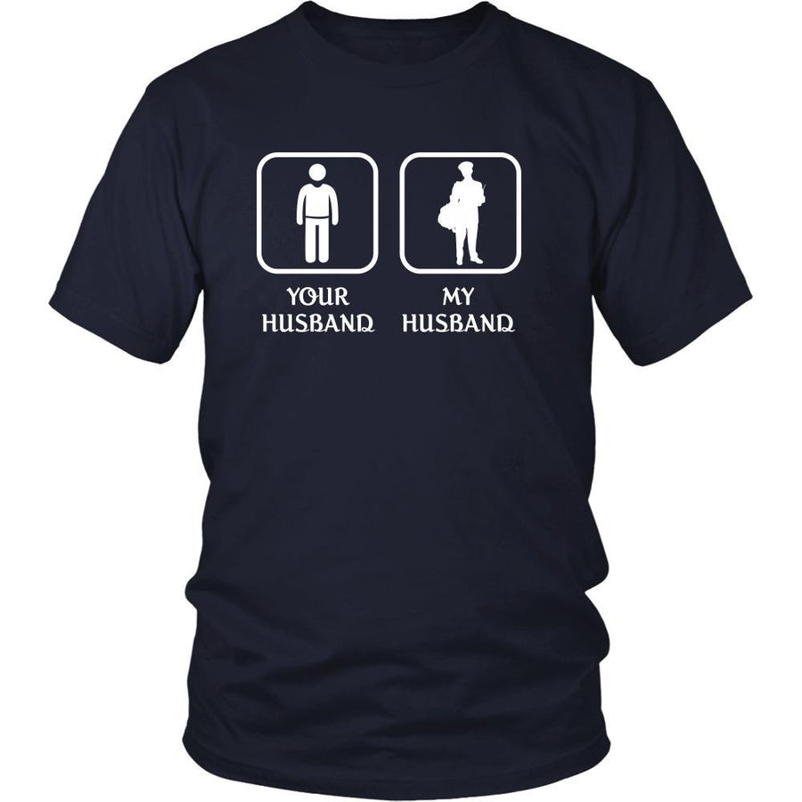 Mailman/Mail carrier - Your husband My husband - Mother's Day Profession/Job Shirt-T-shirt-Teelime | shirts-hoodies-mugs