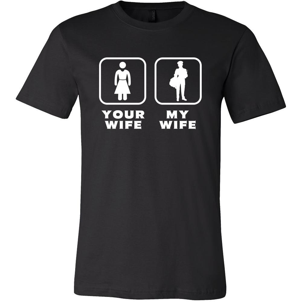 Mailman/Mail carrier - Your wife My wife - Father's Day Profession/Job Shirt-T-shirt-Teelime | shirts-hoodies-mugs