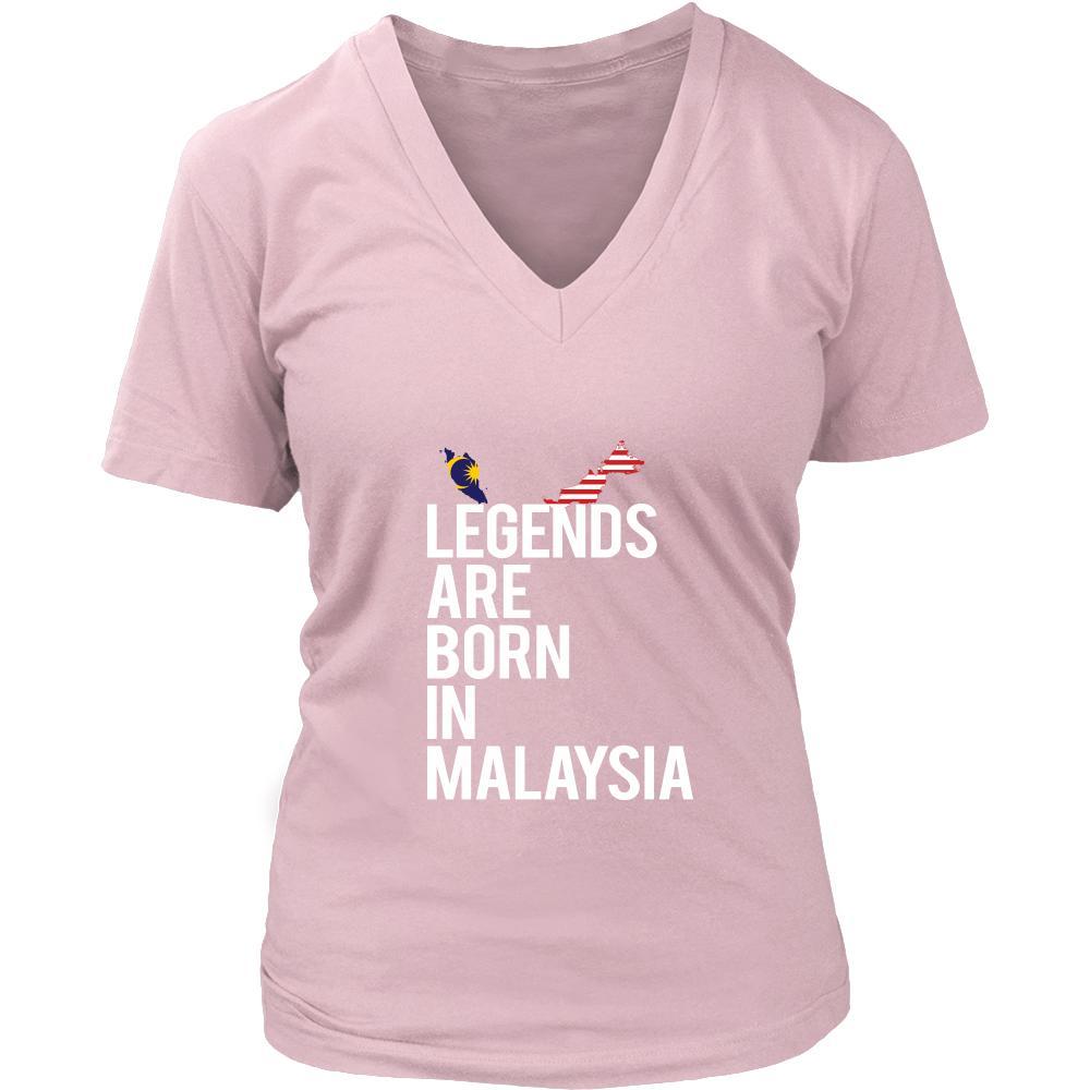 Malaysia Shirt - Legends are born in Malaysia - National Heritage Gift-T-shirt-Teelime | shirts-hoodies-mugs