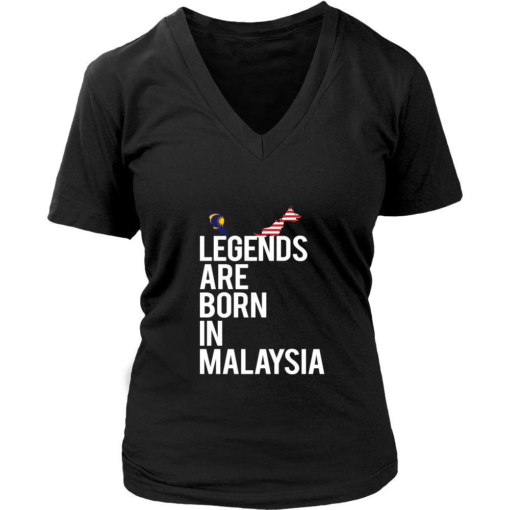 Malaysia Shirt - Legends are born in Malaysia - National Heritage Gift-T-shirt-Teelime | shirts-hoodies-mugs