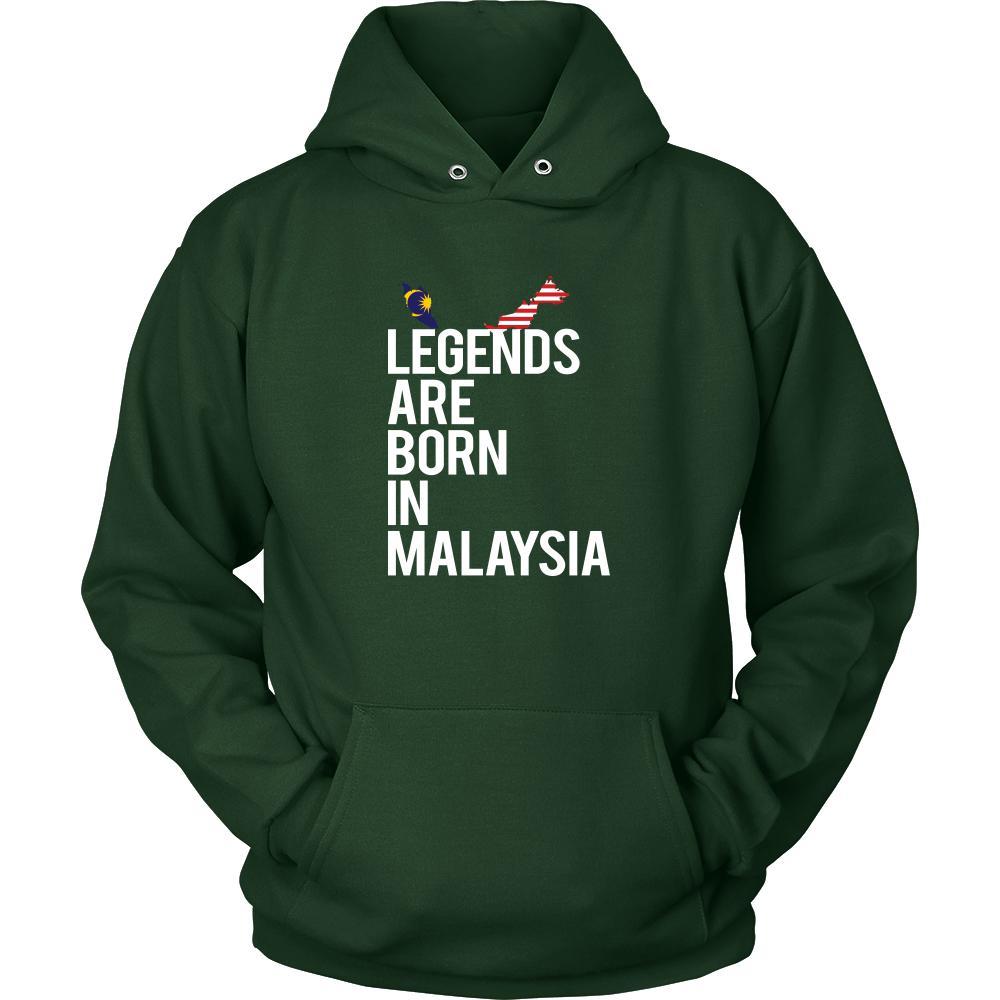 Malaysia Shirt - Legends are born in Malaysia - National Heritage Gift-T-shirt-Teelime | shirts-hoodies-mugs