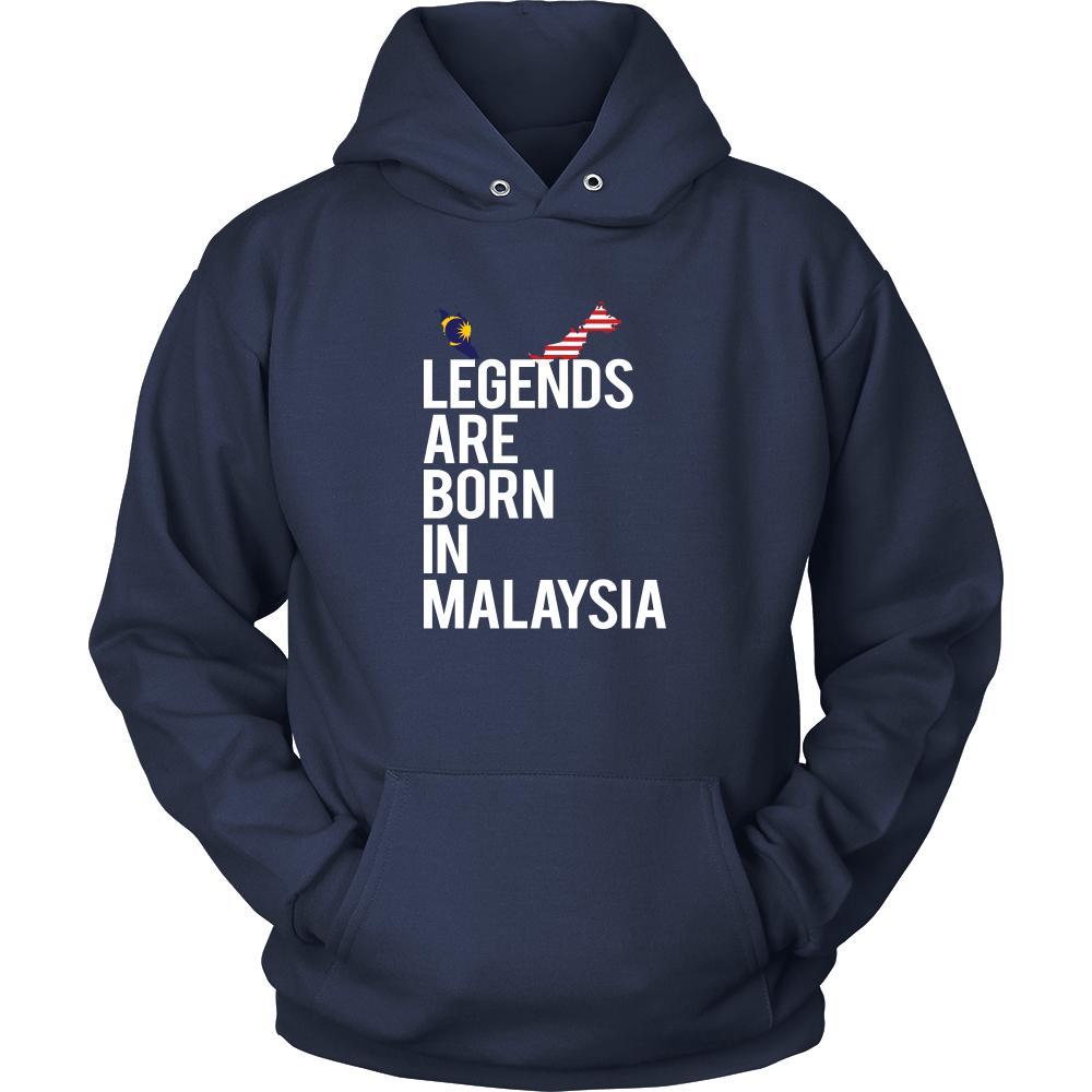 Malaysia Shirt - Legends are born in Malaysia - National Heritage Gift-T-shirt-Teelime | shirts-hoodies-mugs