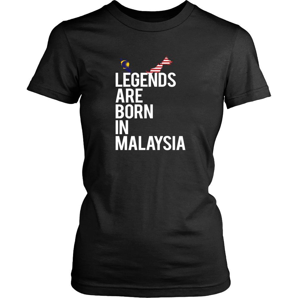 Malaysia Shirt - Legends are born in Malaysia - National Heritage Gift-T-shirt-Teelime | shirts-hoodies-mugs