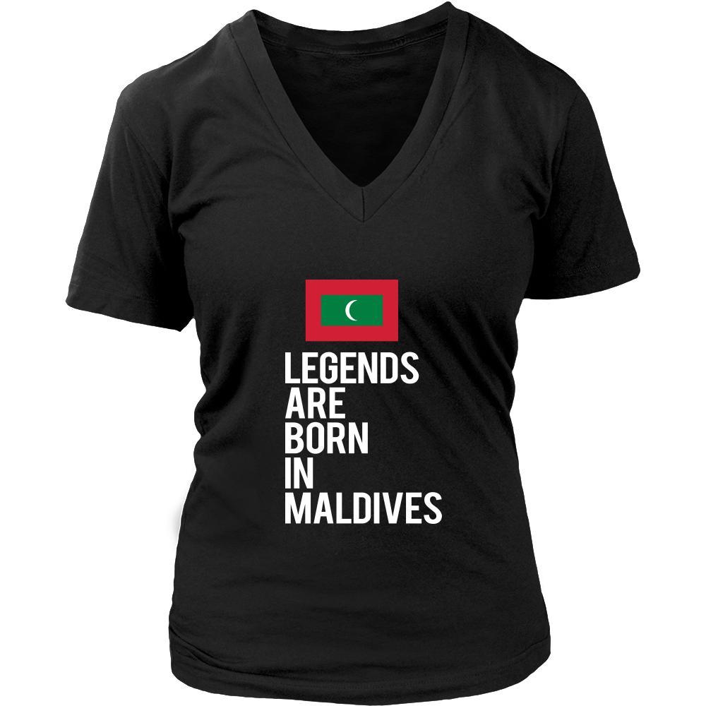 Maldives Shirt - Legends are born in Maldives - National Heritage Gift-T-shirt-Teelime | shirts-hoodies-mugs