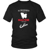 Maltese Dog Lover Shirt - All this Dad needs is his Maltese and a cup of coffee Father Gift-T-shirt-Teelime | shirts-hoodies-mugs