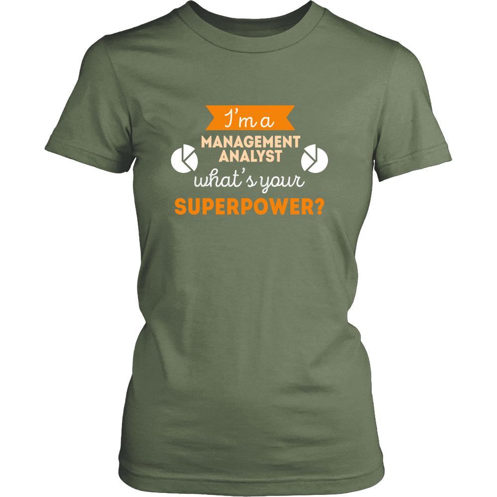 Management analyst Shirt - I'm a Management analyst, what's your superpower? - Profession Gift-T-shirt-Teelime | shirts-hoodies-mugs