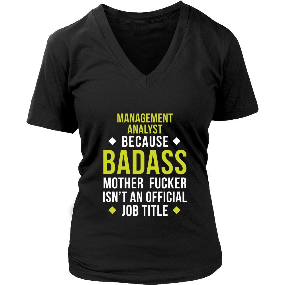 Management Analyst Shirt - Management Analyst because badass mother fucker isn't an official job title - Profession Gift-T-shirt-Teelime | shirts-hoodies-mugs