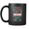 Management analyst This is what an awesome management analyst looks like 11oz Black Mug-Drinkware-Teelime | shirts-hoodies-mugs