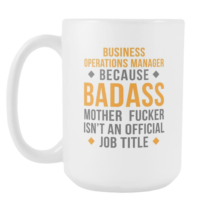Manager mug - Badass Business Operations Manager mug-Drinkware-Teelime | shirts-hoodies-mugs