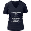 Marathon - I run Marathons because punching people is frowned upon - Sport Shirt-T-shirt-Teelime | shirts-hoodies-mugs