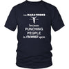 Marathon - I run Marathons because punching people is frowned upon - Sport Shirt-T-shirt-Teelime | shirts-hoodies-mugs