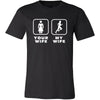 Marathon / Running - Your wife My wife - Father's Day Hobby Shirt-T-shirt-Teelime | shirts-hoodies-mugs