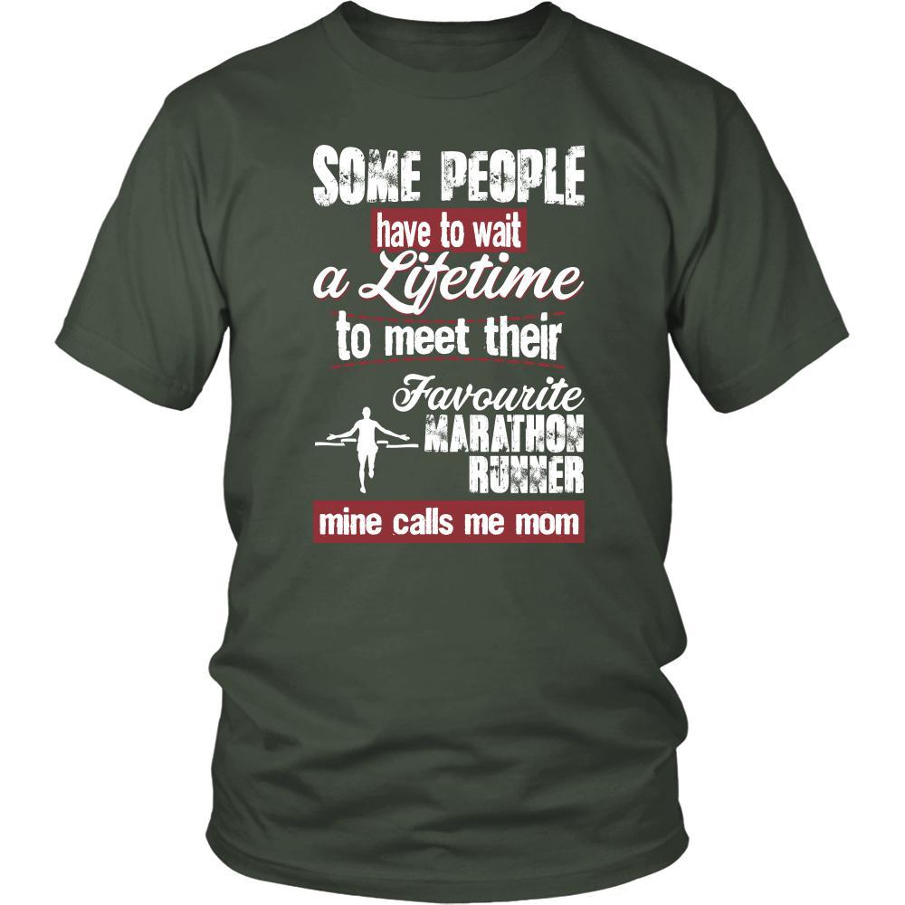Marathon Shirt - Some people have to wait a lifetime to meet their favorite Marathon player mine calls me mom- Sport mother-T-shirt-Teelime | shirts-hoodies-mugs