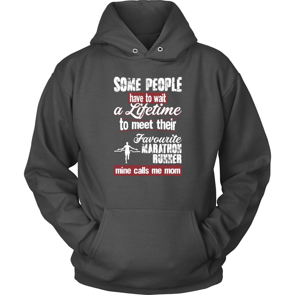 Marathon Shirt - Some people have to wait a lifetime to meet their favorite Marathon player mine calls me mom- Sport mother-T-shirt-Teelime | shirts-hoodies-mugs