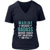 Marine Shirt - Marine because badass mother fucker isn't an official job title - Profession Gift-T-shirt-Teelime | shirts-hoodies-mugs