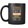 Market research analyst This is what an awesome market research analyst looks like 11oz Black Mug-Drinkware-Teelime | shirts-hoodies-mugs