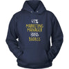 Marketing Manager Shirt - 49% Marketing Manager 51% Badass Profession-T-shirt-Teelime | shirts-hoodies-mugs