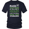 Marketing Manager Shirt - Raise your hand if you love Marketing Manager, if not raise your standards - Profession Gift-T-shirt-Teelime | shirts-hoodies-mugs