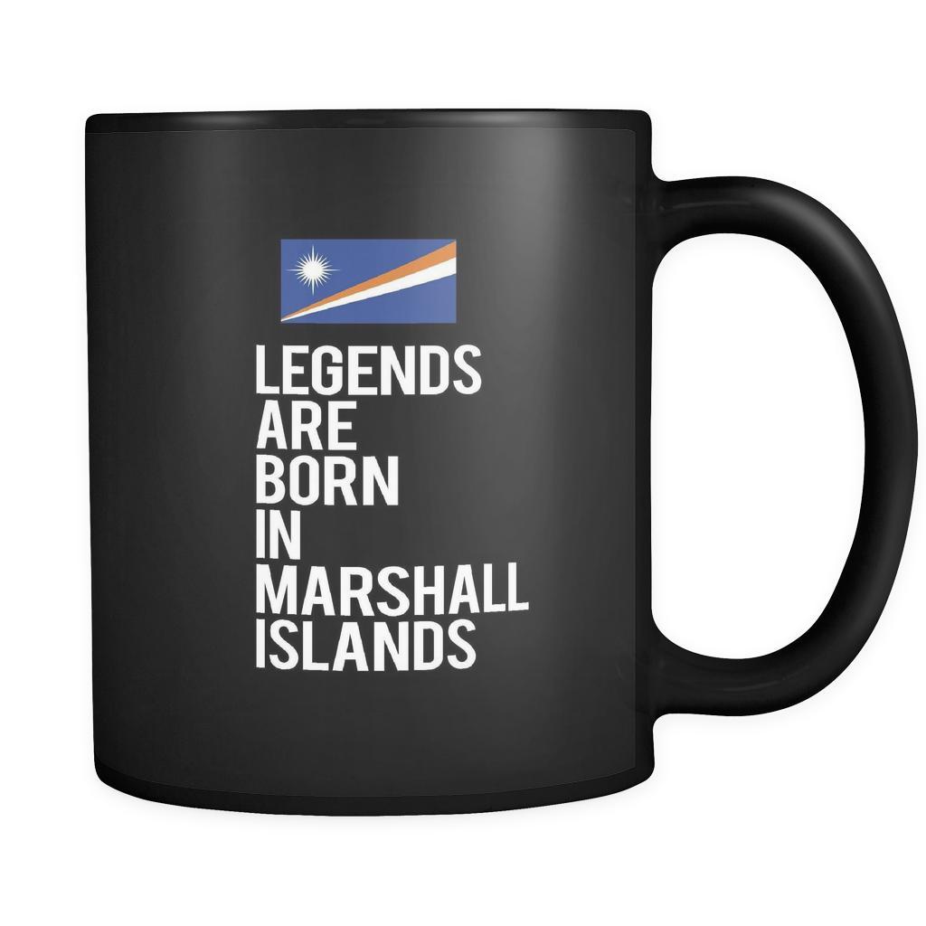 Marshall Islands Legends are born in Marshall Islands 11oz Black Mug-Drinkware-Teelime | shirts-hoodies-mugs