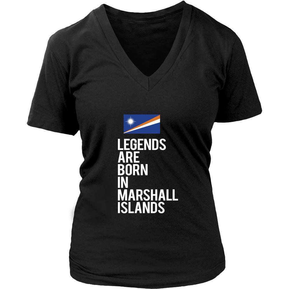 Marshall Islands Shirt - Legends are born in Marshall Islands - National Heritage Gift-T-shirt-Teelime | shirts-hoodies-mugs