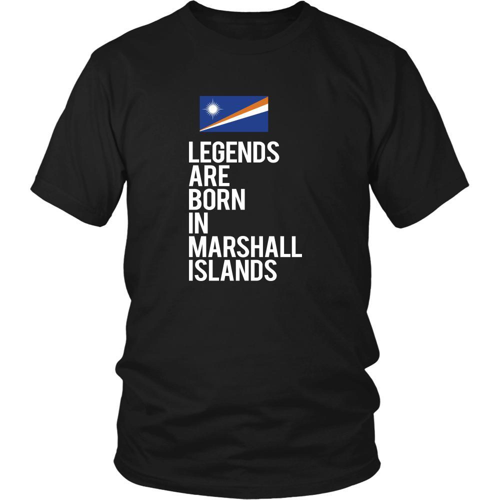 Marshall Islands Shirt - Legends are born in Marshall Islands - National Heritage Gift-T-shirt-Teelime | shirts-hoodies-mugs