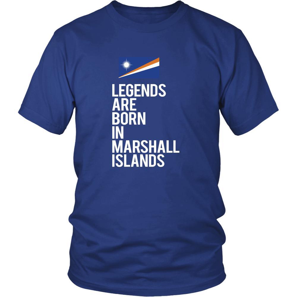 Marshall Islands Shirt - Legends are born in Marshall Islands - National Heritage Gift-T-shirt-Teelime | shirts-hoodies-mugs