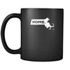 Massachusetts Home Massachusetts 11oz Black Mug-Drinkware-Teelime | shirts-hoodies-mugs