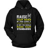 Massage Therapist Shirt - Raise your hand if you love Massage Therapist, if not raise your standards - Profession Gift-T-shirt-Teelime | shirts-hoodies-mugs