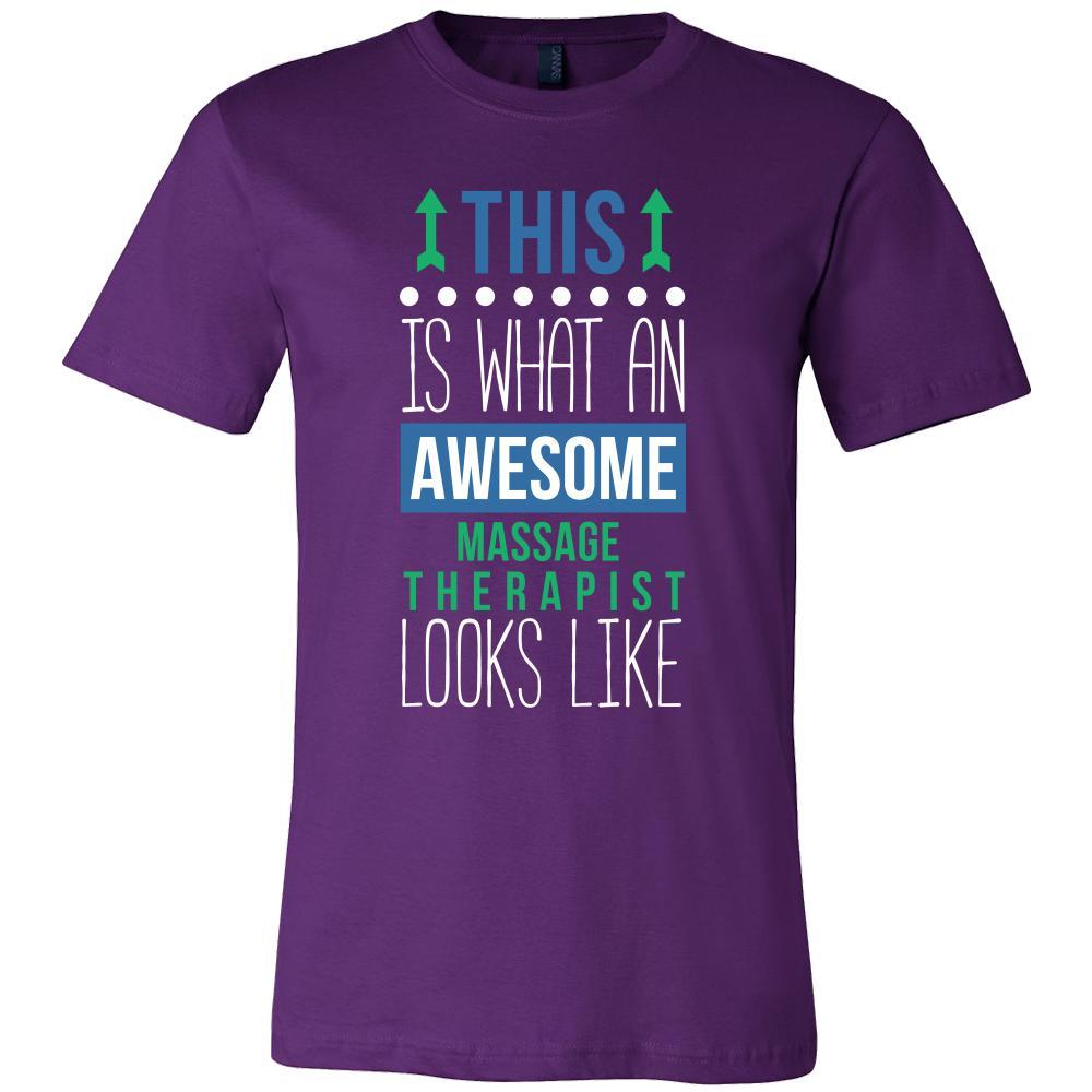 Massage Therapist Shirt - This is what an awesome Massage Therapist looks like - Profession Gift-T-shirt-Teelime | shirts-hoodies-mugs