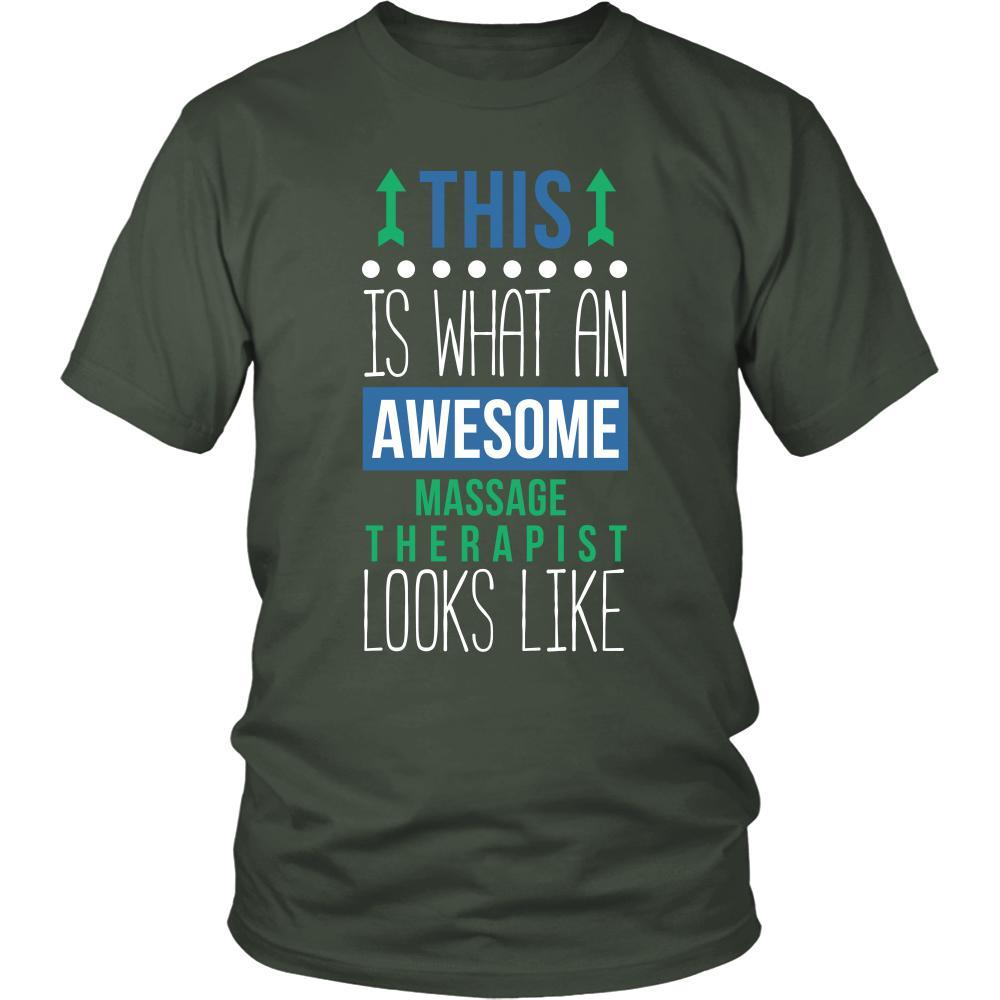 Massage Therapist Shirt - This is what an awesome Massage Therapist looks like - Profession Gift-T-shirt-Teelime | shirts-hoodies-mugs