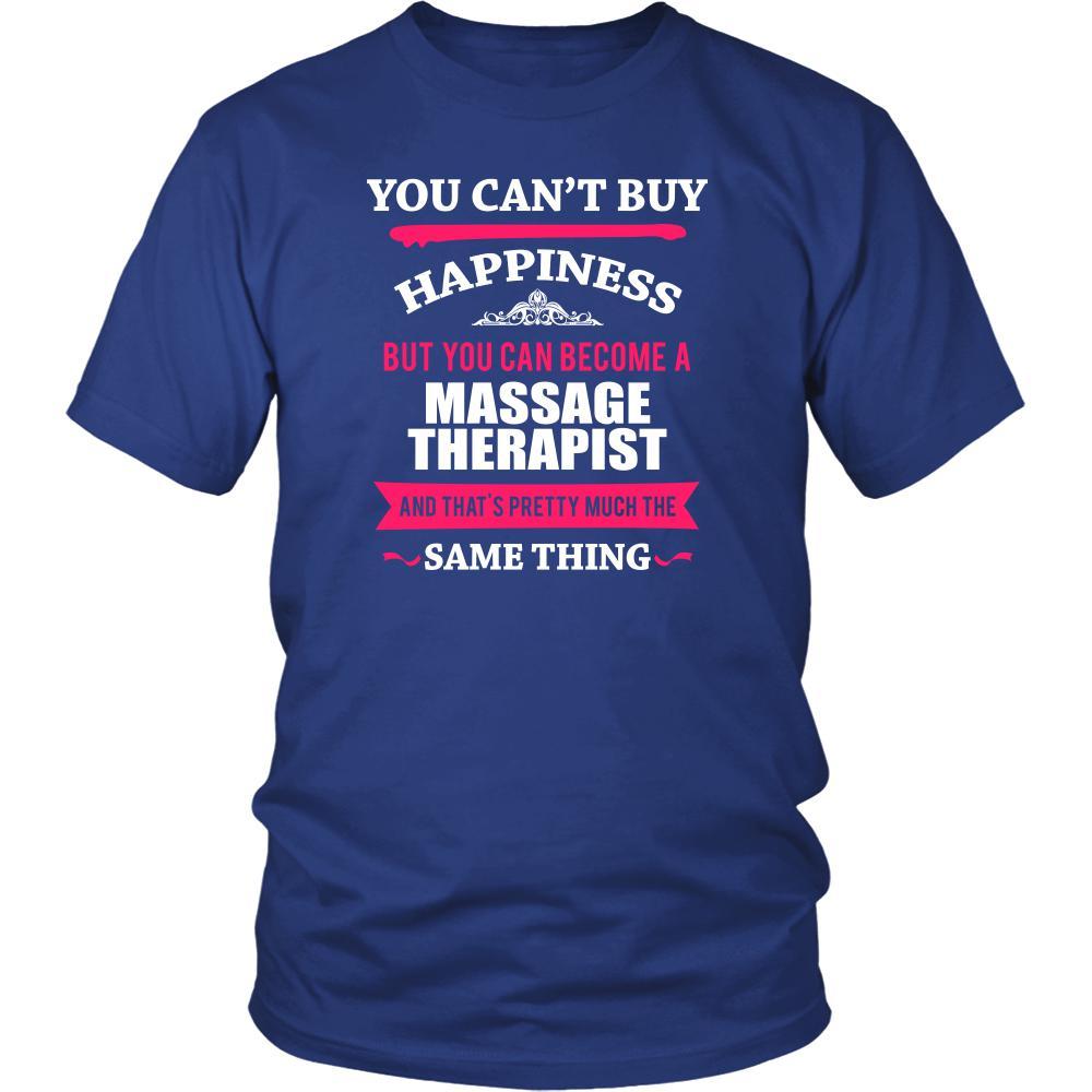 Massage Therapist Shirt - You can't buy happiness but you can become a Massage Therapist and that's pretty much the same thing Profession-T-shirt-Teelime | shirts-hoodies-mugs