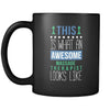 Massage therapist This is what an awesome massage therapist looks like 11oz Black Mug-Drinkware-Teelime | shirts-hoodies-mugs