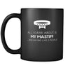 Mastiff All I Care About Is My Mastiff 11oz Black Mug-Drinkware-Teelime | shirts-hoodies-mugs