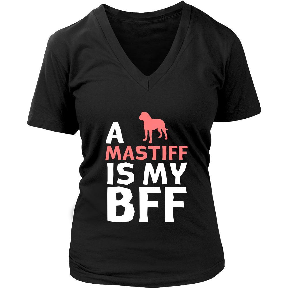Mastiff Shirt - a Mastiff is my bff- Dog Lover Gift-T-shirt-Teelime | shirts-hoodies-mugs