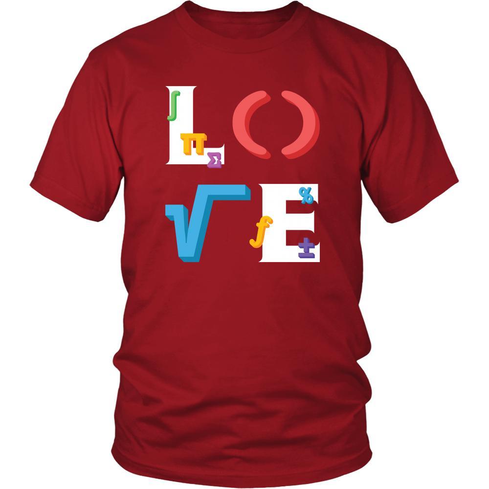 Mathematician - LOVE Mathematician - Science Profession/Job Shirt-T-shirt-Teelime | shirts-hoodies-mugs