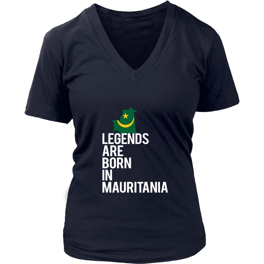 Mauritania Shirt - Legends are born in Mauritania - National Heritage Gift-T-shirt-Teelime | shirts-hoodies-mugs
